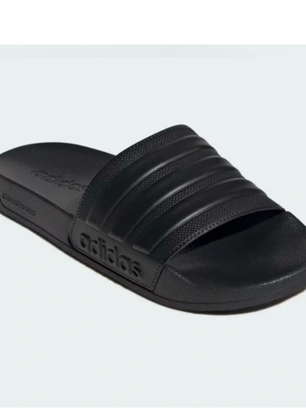 ADIDAS ADILETTE SHOWER SLIDES IN BLACK, SIZE 13 MEN'S